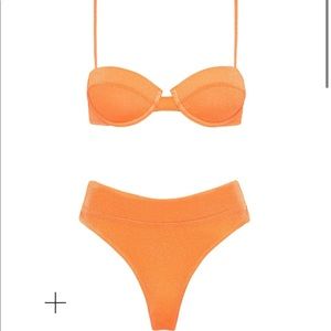 TRIANGL bikini set DYLLA - APRICOT SPARKLE Medium